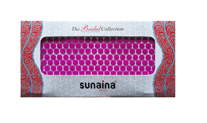 Sunaina Plain Bridal Collection Dark Pink