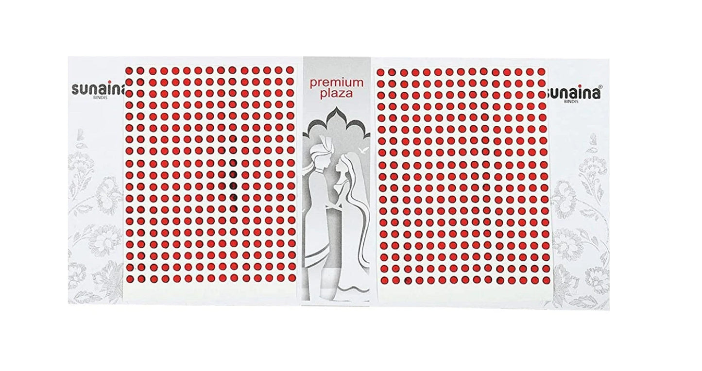 Sunaina Premium Plaza Red Outline Bindi