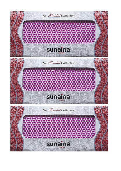 Sunaina Plain Bridal Collection Dark Pink