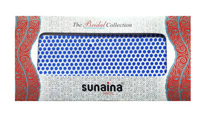 Sunaina Plain Bridal Collection Blue