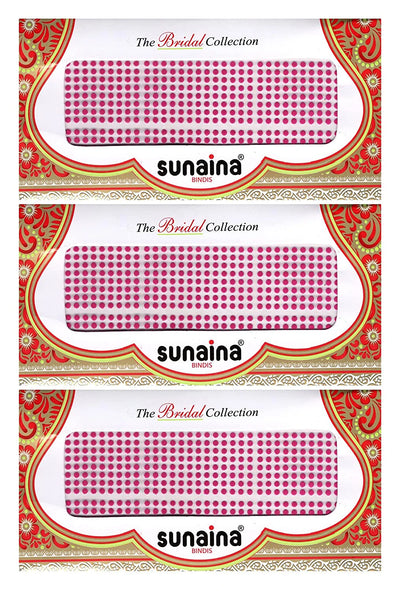 Sunaina Plain Bridal Collection Dark Pink