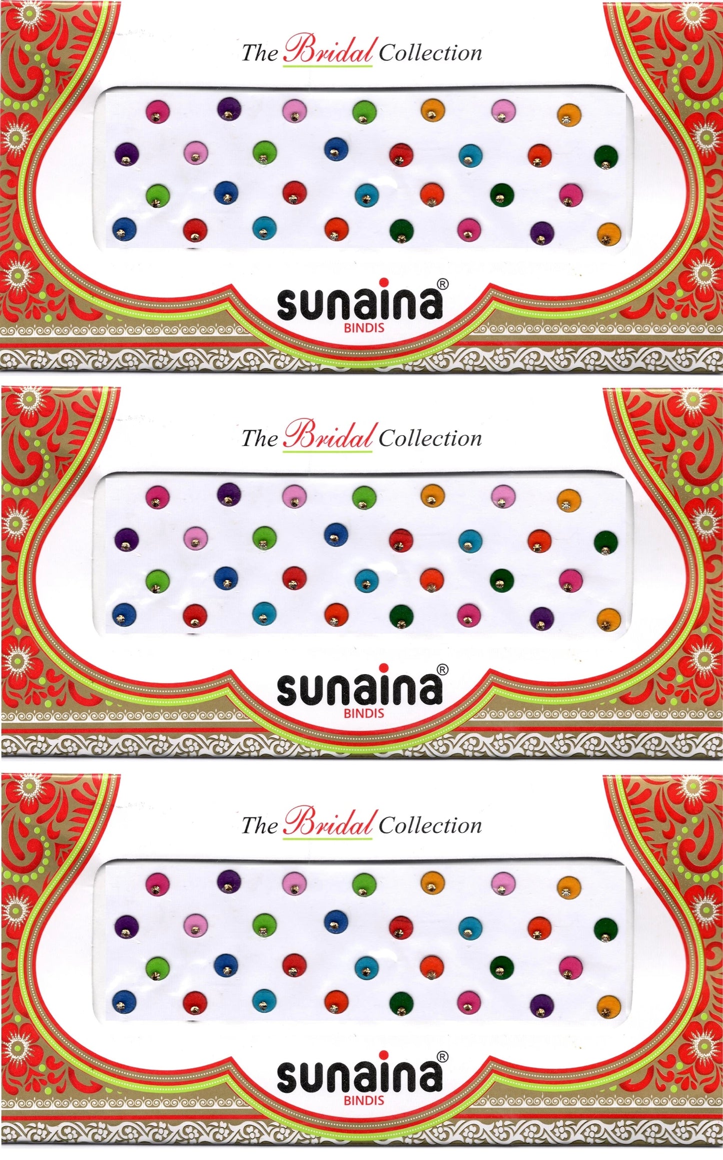 Sunaina Traditional Multicolor Parvati Outline (Golden Stone)