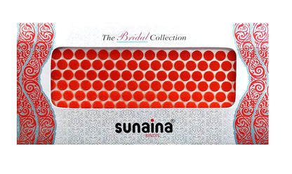 Sunaina Plain Bridal Collection Orange