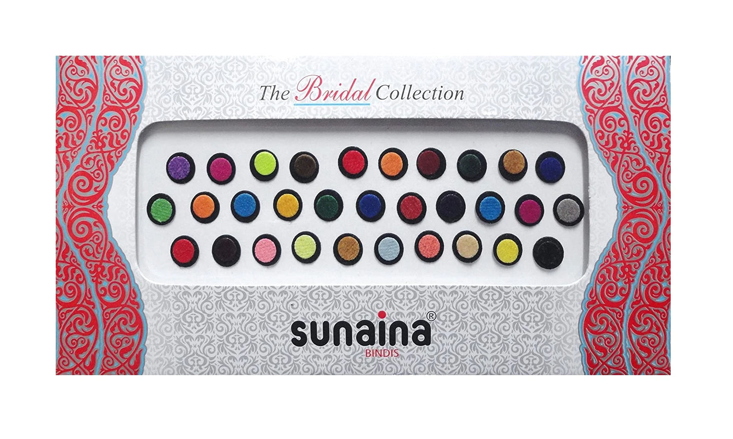 Sunaina Bridal Collection 2 Ply Multicolor Round Bindi