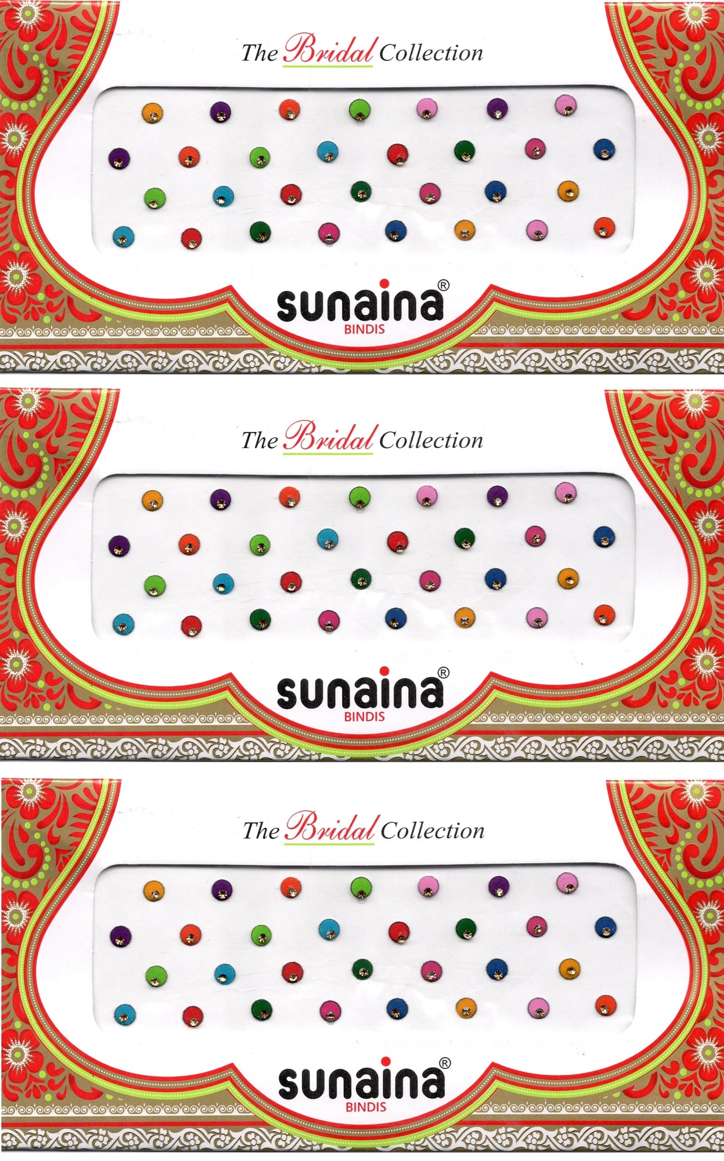 Sunaina Traditional Multicolor Parvati Outline (Golden Stone)