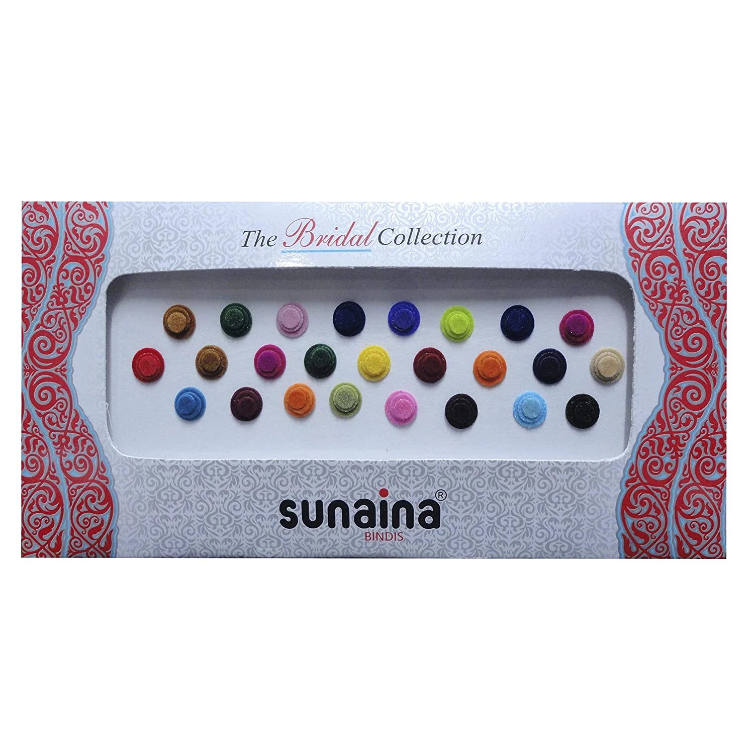 Sunaina Bridal Collection Ply Multicolor Round Bindi – Punjab