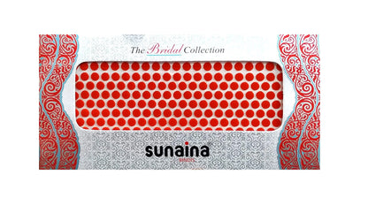 Sunaina Plain Bridal Collection Orange