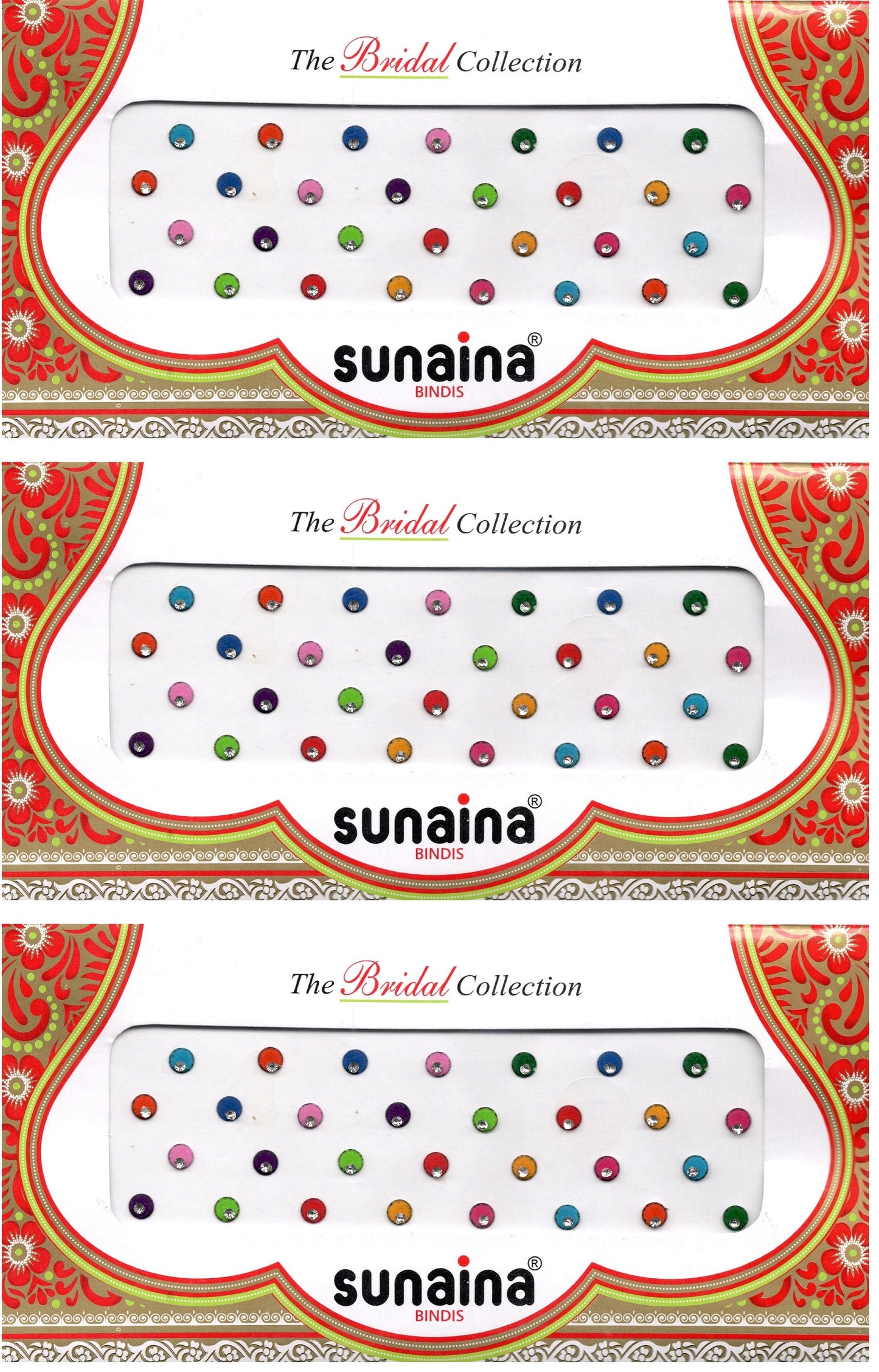 Sunaina Traditional Multicolor Parvati Outline (Silver Stone)