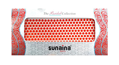 Sunaina Plain Bridal Collection Orange