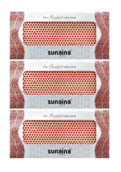 Sunaina Plain Bridal Collection Orange