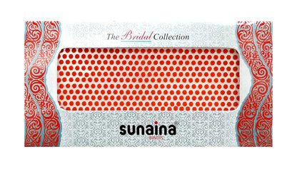 Sunaina Plain Bridal Collection Orange