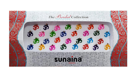 Sunaina Traditional Bridal Collection Om Multicolour Bindi