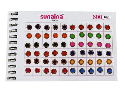 Sunaina Spiral 600 bindi (Golden Stone)