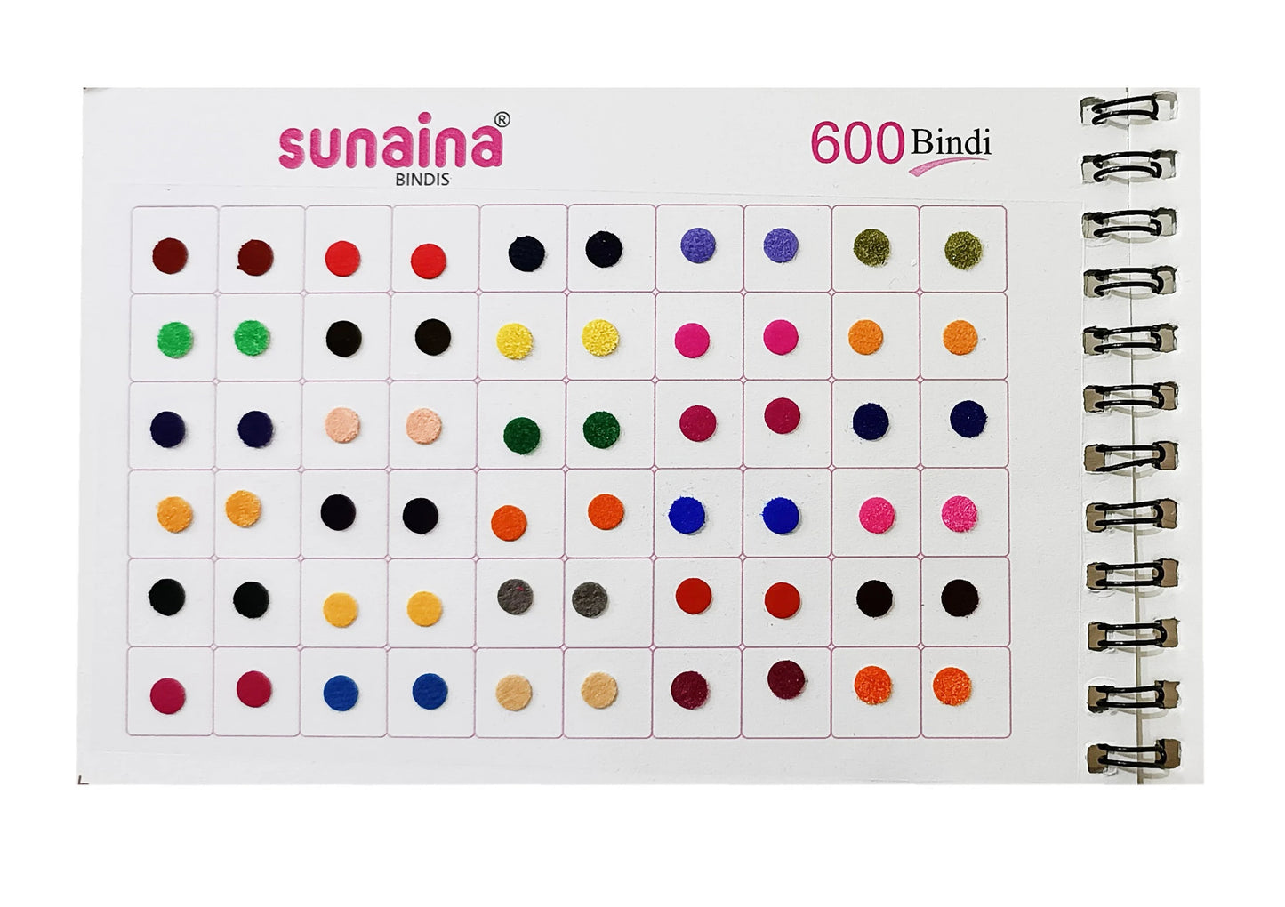 Sunaina Spiral 600 bindi (Golden Stone)