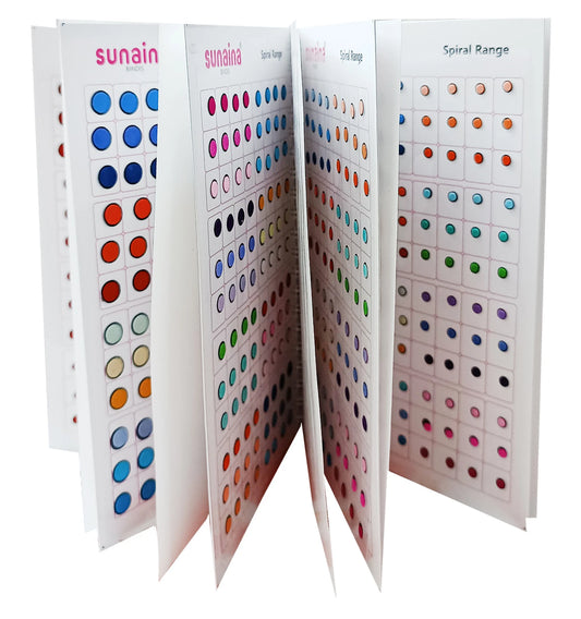 Sunaina Black Outline Sketch Small Bindi Book