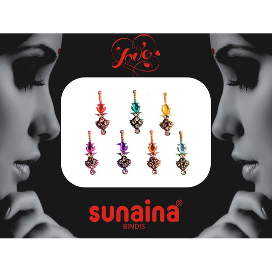 Sunaina Multicolor Long Designer Bindi