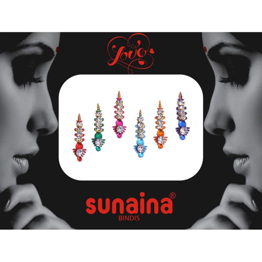 Sunaina Multicolor Long Designer Bindi